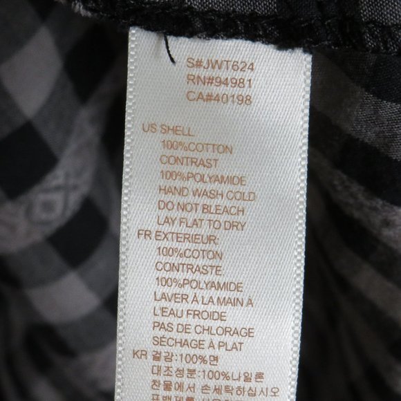 Faith 21*Women's Short Sleeve Pullover Split V-Neck Studded Tie Back Waist~ XL - Picture 6 of 13